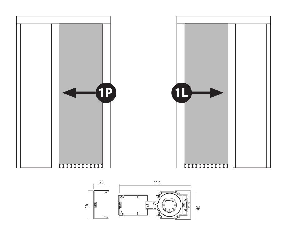 Specificaties of the Single Rolled MONUMO Door Mosquito Net